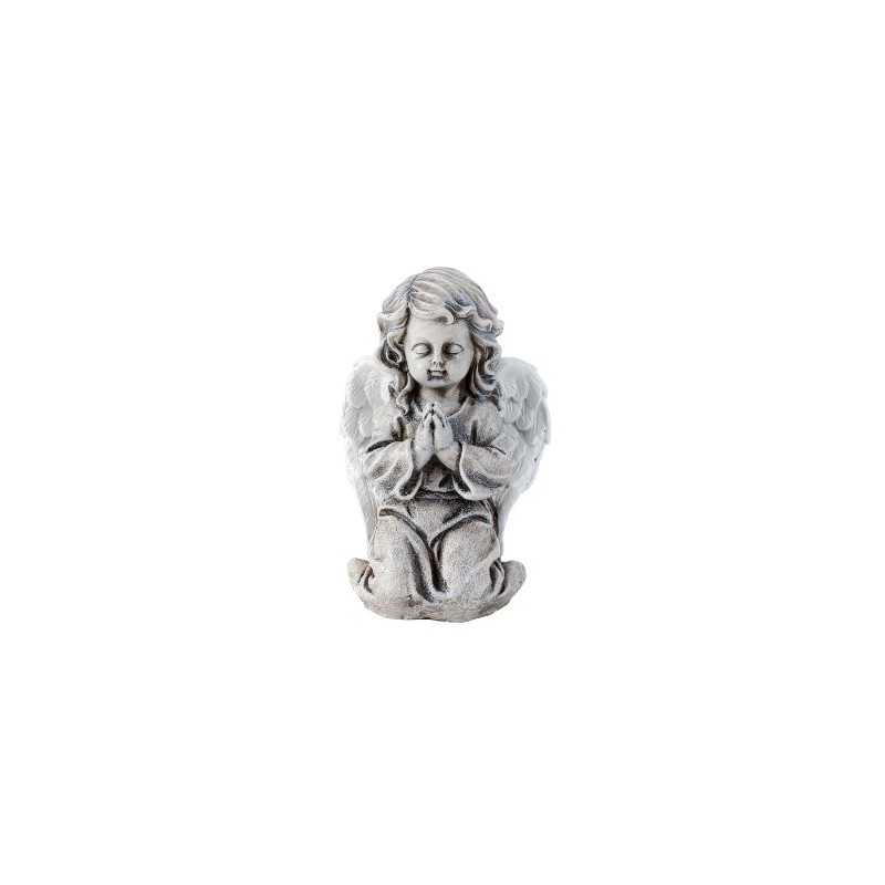 ANGE GRIS EN PRIERE H16CM les 4P