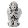 ANGE GRIS EN PRIERE H16CM les 4P