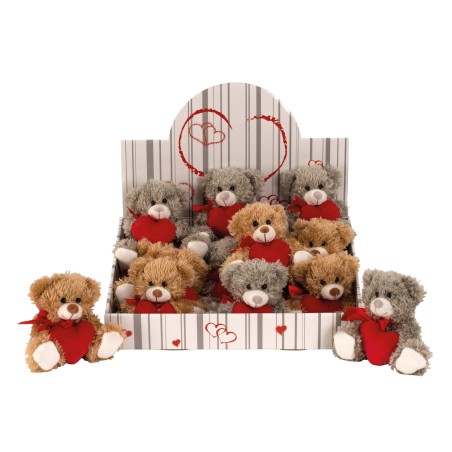 OURS BRUN & GRIS 12CM COFFRET de 16P