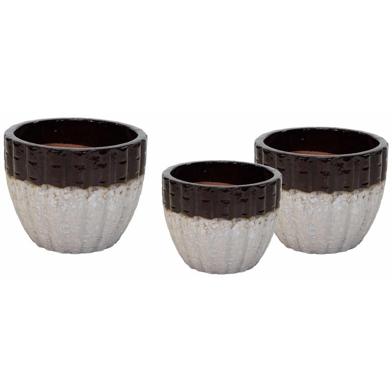 C.POT VERNIS BICOLORE SET 3P