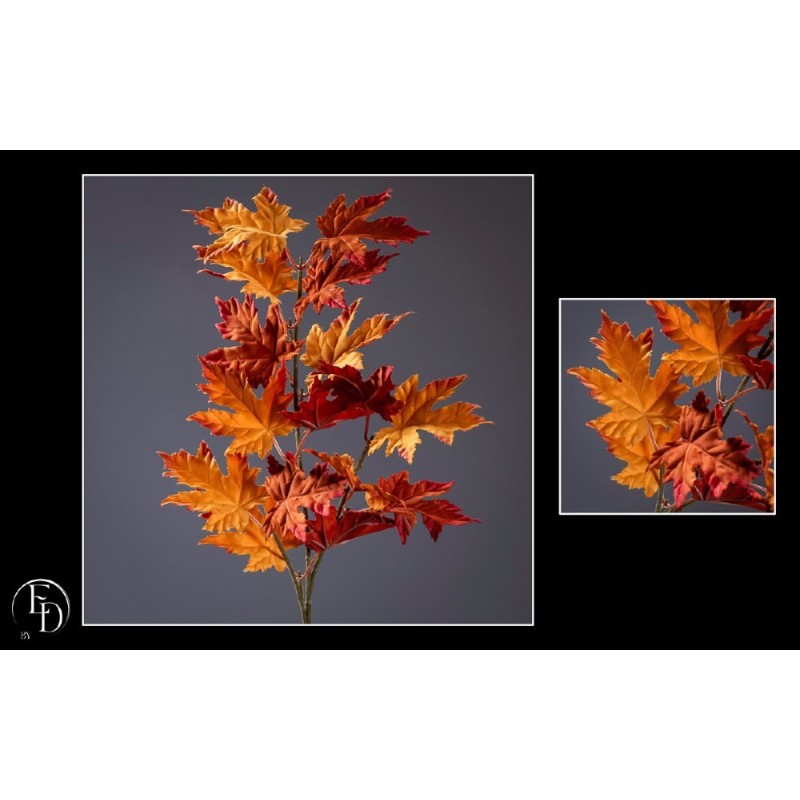 FEUILLE ERABLE TIGE H70CM les 12P