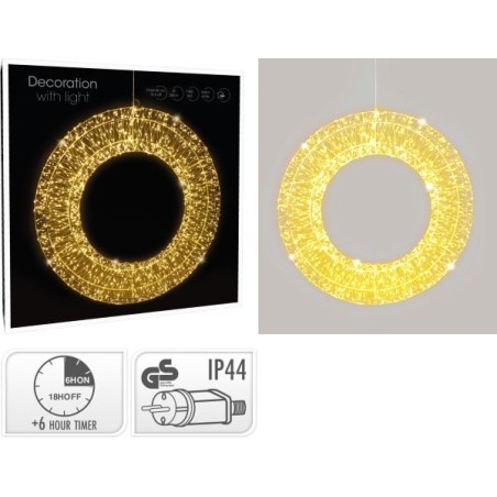 COURONNE LUMINEUSE 50CM à la pièce