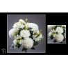 FLEURS ROSE POMPON H48CM les 6P