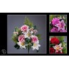 FLEURS ZINNIA LYS H56CM les 6P