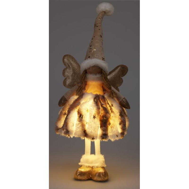POUPEE ANGE OR DEBOUT LED 50CM à la pièce