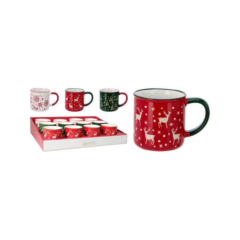 MUG DE NOEL 250ML (assort.3) les 12P