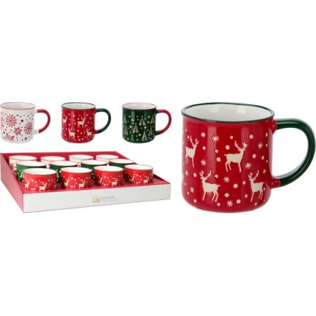 MUG DE NOEL 250ML (assort.3) les 12P
