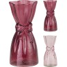 VASE EN VERRE NOEUD H25CM les 2P