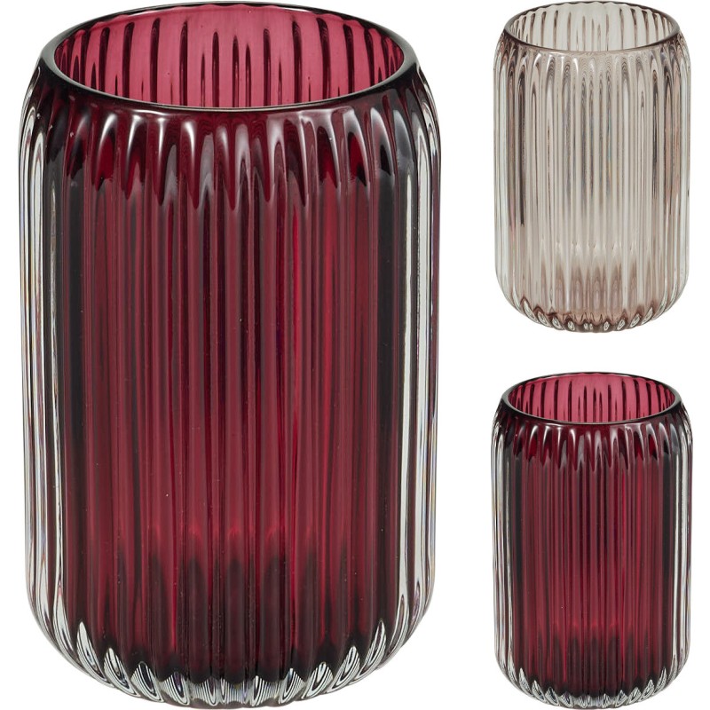VERRE RAINURE Ø7 H12CM les 6P