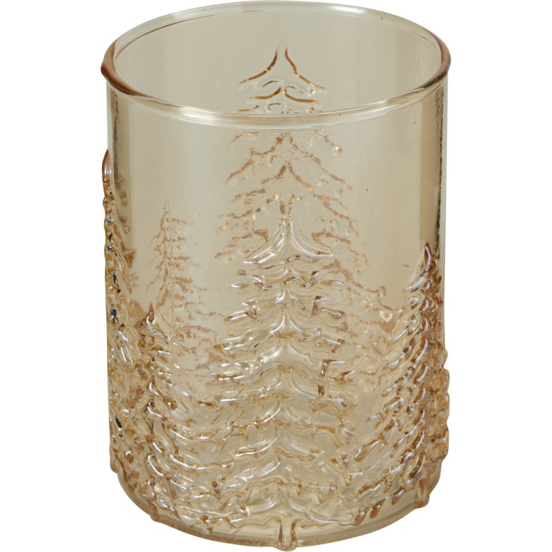 VERRE DECORE AMBRE Ø11 H15CM les 6P