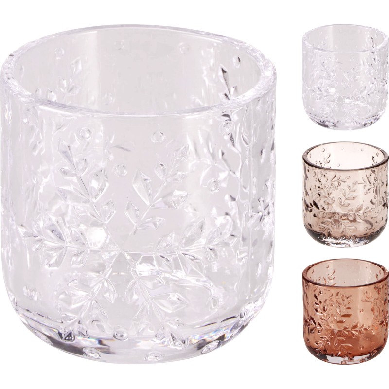 BOUGEOIRE VERRE Ø7.5 H7.5CM les 12P