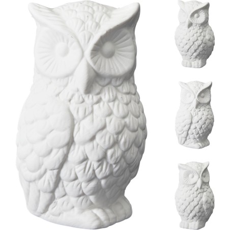 HIBOU BLANC H09CM (assort.3) les 12P