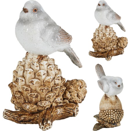OISEAU DE NOEL H10CM les 6P