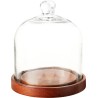 VERRE CLOCHE A GATEAU Ø15 H18CM les 4P