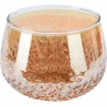 PHOTOPHORE VERRE DORE ouv.9.5 H08CM les 4P
