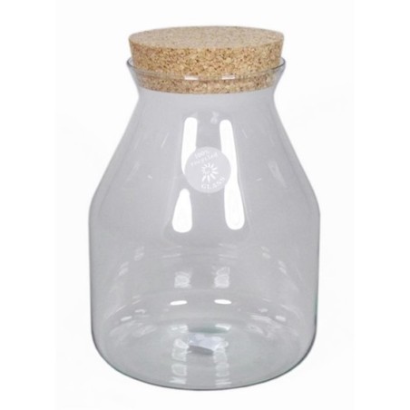 VERRE TERRARIUM PYRA avec LIEGE H26CM la pièce