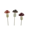 CHAMPIGNON DECO COULEUR 4.5CM les 12P