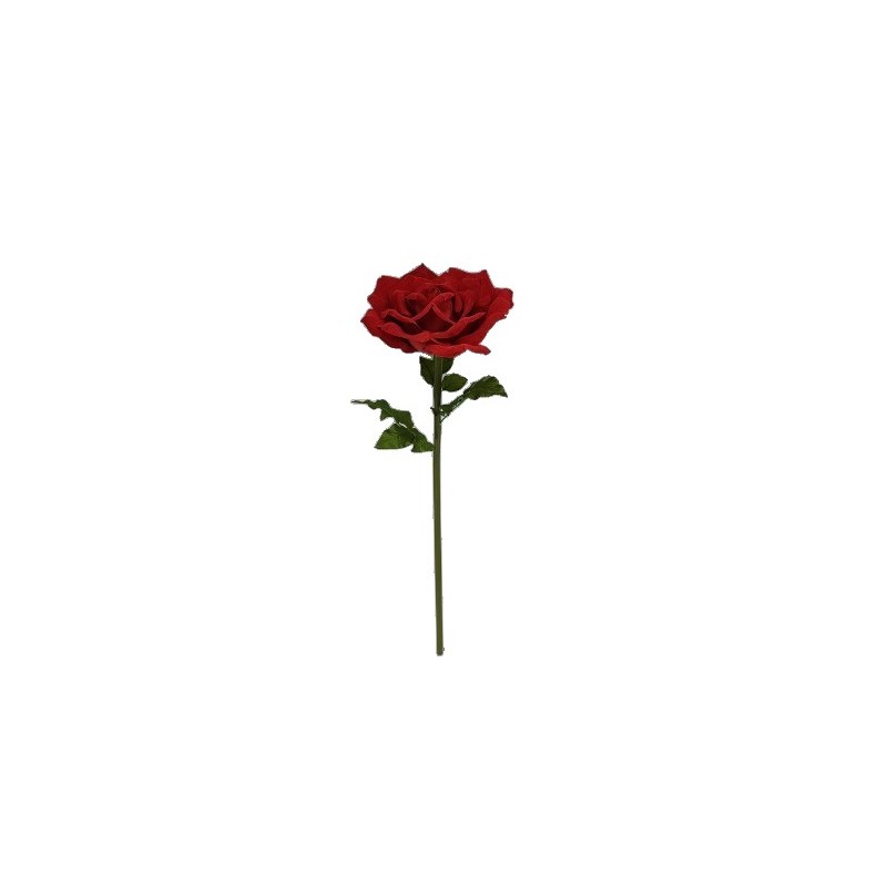 FLEUR ROSE ROUGE 050 H136CM à la pièce