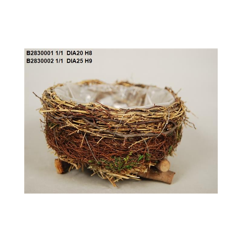 NID SISAL SUR STRUCTURE BOIS 025CM /1P