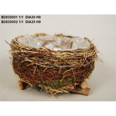 NID SISAL SUR STRUCTURE BOIS 025CM /1P