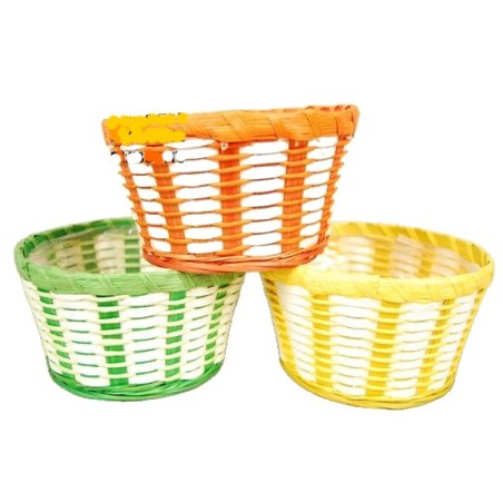COUPE BAMBOU BICOLORE 035CM H13CM à la pièce