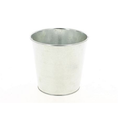 ZINC-POT NATUREL 013CM à la pièce