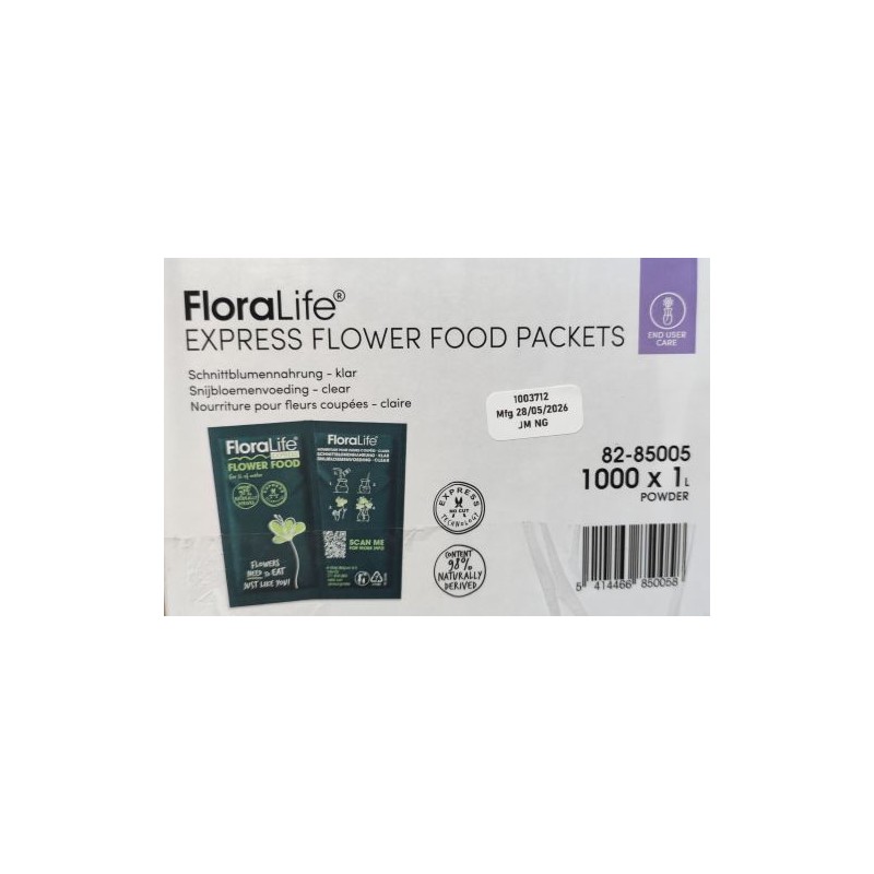 OASIS FLORALIFE les 1000 sachets 10gr EXPRESS (dosage 1 litre)