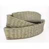 OSIER BARQUE GRIS SET 3P