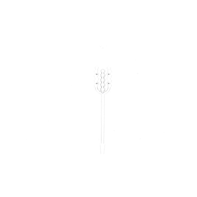 PIQUE PORTE PRIX 24CM TRANSPARENT 24P