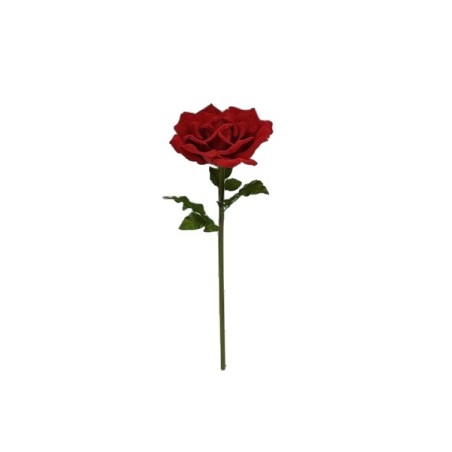 FLEUR ROSE ROUGE 050 H136CM à la pièce