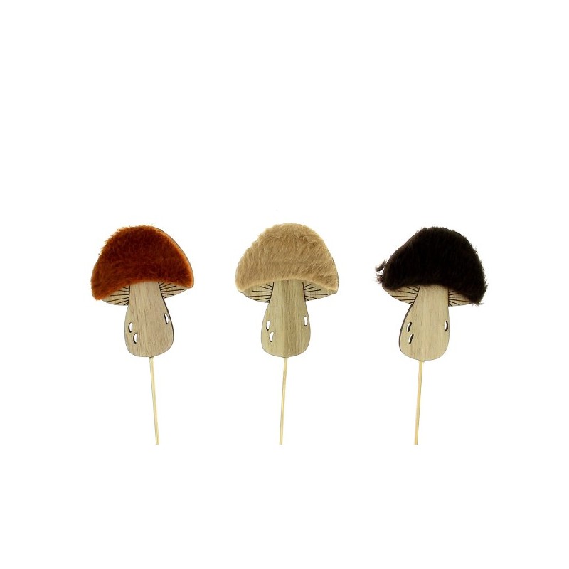 CHAMPIGNON BOIS & FOURRURE les 12P