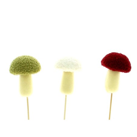 CHAMPIGNON BOUCLETTE 8CM les 12P