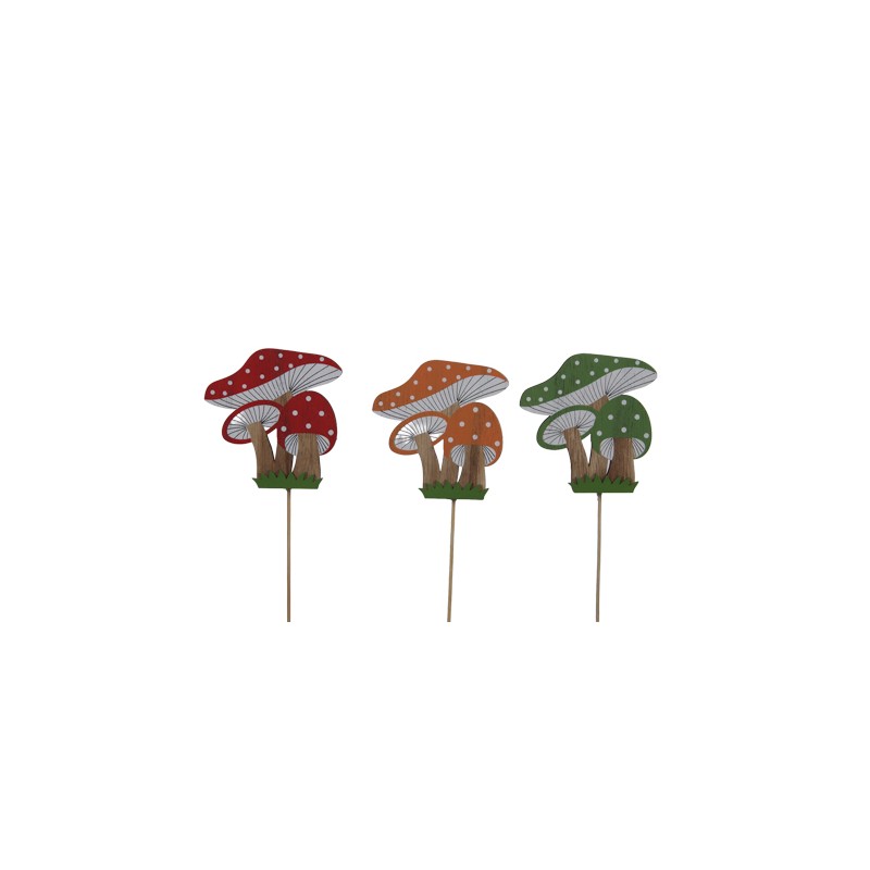 CHAMPIGNON TRIO COULEUR PIQUE les 9P