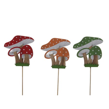 CHAMPIGNON TRIO COULEUR PIQUE les 9P