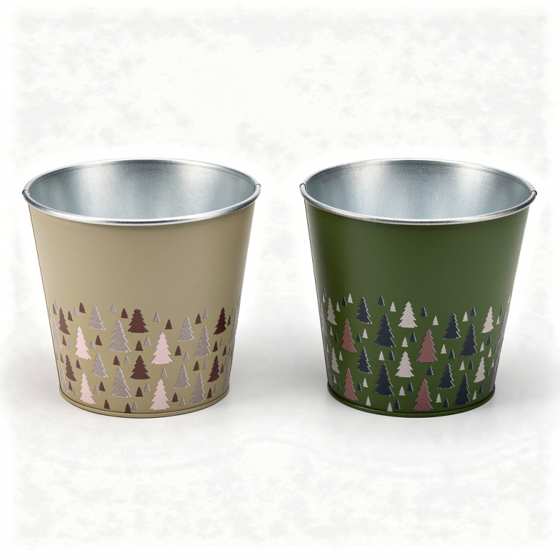ZINC-POT "SAPIN" 2 verts Ø13.5 les 16P