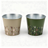ZINC-POT "SAPIN" 2 verts Ø13.5 les 16P