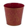 ZINC-POT MAISON ROUGE Ø13.5CM les 16P