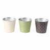 ZINC-POT LOSANGE Ø16CM les 9P