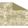 PAPIER KRAFT IMPRIME BICOLORE 80CM X40M
