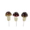 CHAMPIGNON DECO COULEUR 6CM les 12P