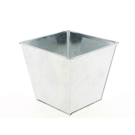 ZINC-POT naturel 08X08CM à la pièce