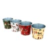 ZINC-POT NOEL "cheval bascule" 013.5 H12CM les 12P