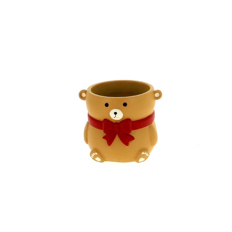 C.POT OURSON 012CM H10.7CM les 6P