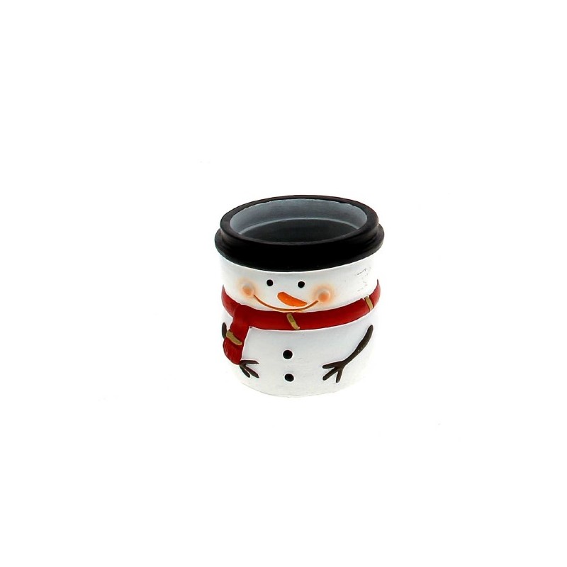 C.POT "BONHOMME DE NEIGE" 08 H07CM les 6P