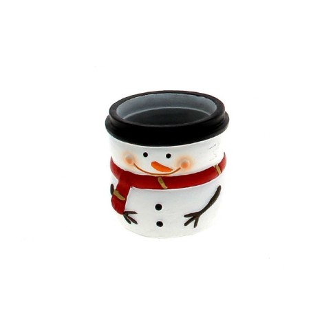 C.POT "BONHOMME DE NEIGE" 08 H07CM les 6P