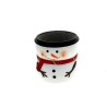C.POT "BONHOMME DE NEIGE" 011 H10.6CM les 6P