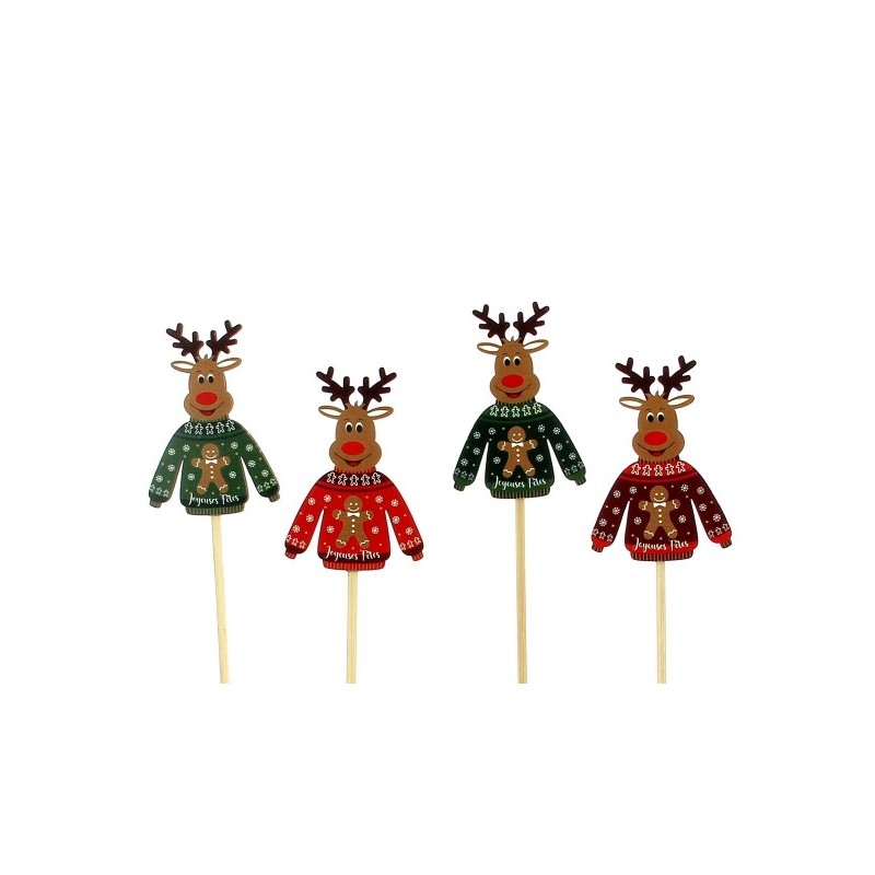 PIQUE RENNE "PULL DE NOEL" les 12P