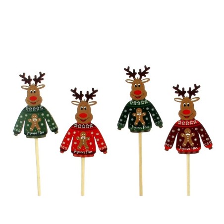 PIQUE RENNE "PULL DE NOEL" les 12P