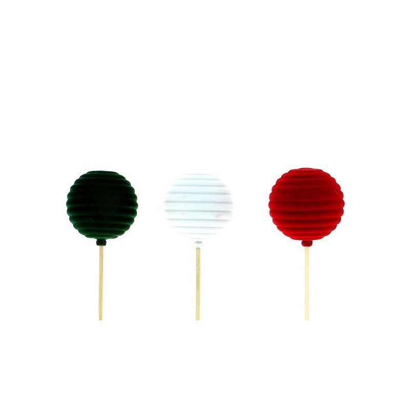 PIQUE BOULE VELOURS 06CM les 12P