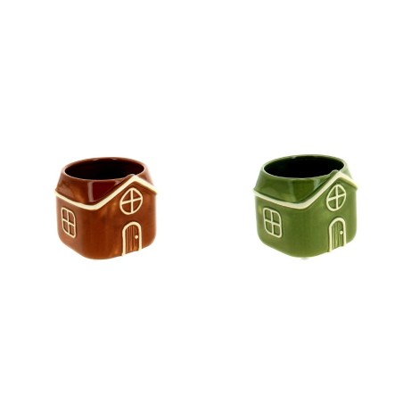 C.POT CHALET 010.7CM H09CM les 6P